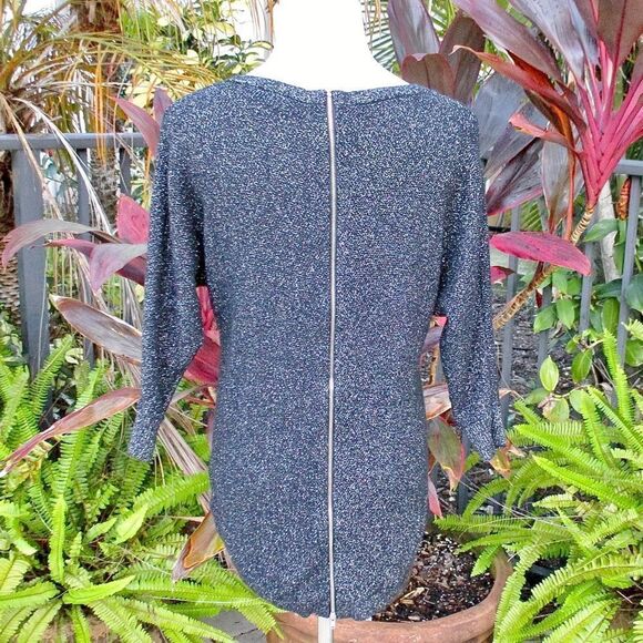 Express Zippered Hi-Low Sweater - Picture 4 of 6